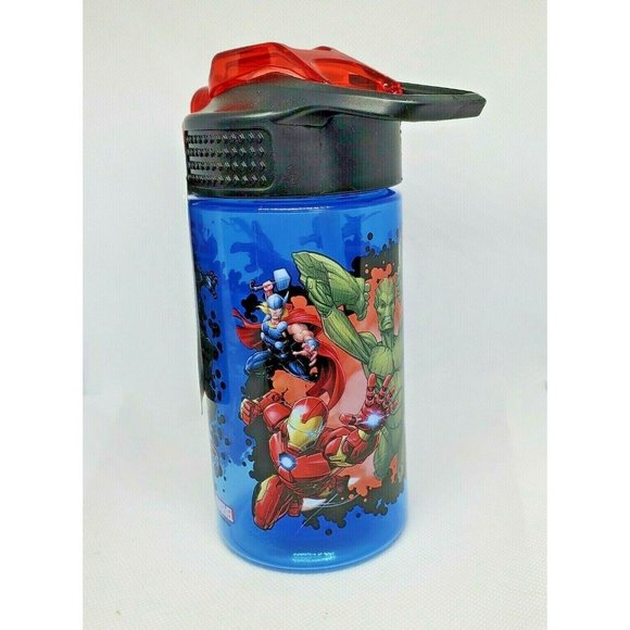 Zak Leak Proof Push Button Lid BPA Free 16 Ounce Marvel Hero's Tumbler Cup - Picture 7 of 11